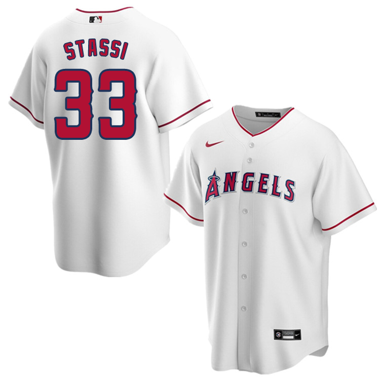 Nike Men #33 Max Stassi Los Angeles Angels Baseball Jerseys Sale-White